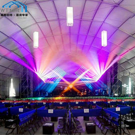Renkli Poligon Çadır Dayanıklı Güçlü Alüminyum Yapı Konser Salonu