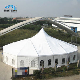 Dayanıklı PVC Kumaş Çok Taraflı Çadır Suya Dayanıklı Yüksek Zirve VIP Salonu
