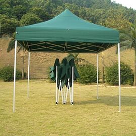 Yeşil Taşınabilir Anında Katlanır Çadır, Katlanmış Gazebo Canopy UV Korumalı