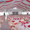Kırmızı Dev Açık Düğün Çadırı UV Dayanıklı Tatil Partileri Kullanımı