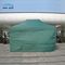 Yeşil Taşınabilir Anında Katlanır Çadır, Katlanmış Gazebo Canopy UV Korumalı