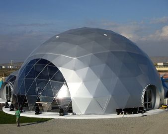 Gri Taşınabilir Jeodezik Dome Çadır, Hareketli PVC Dome Etkinlik Çadırı