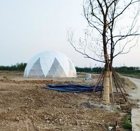 200 Kişi Lüks Jeodezik Dome Çadır / Yangın Geciktirici Spor Dome Çadır