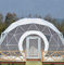Romantik Büyük Jeodezik Dome Çadır Cam Pencere Çift PVC Kumaş