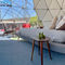 Beyaz Pop Up Jeodezik Dome Çadır UV Korumalı Çelik Çerçeve Ev