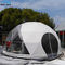 Beyaz Pop Up Jeodezik Dome Çadır UV Korumalı Çelik Çerçeve Ev