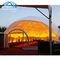 Romantik Büyük Jeodezik Dome Çadır Cam Pencere Çift PVC Kumaş